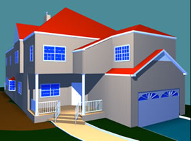 Habitação - modelo 3D