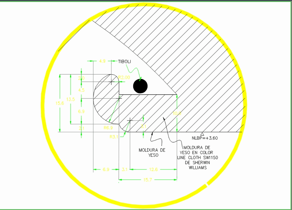 Gipsform in AutoCAD | CAD Download (67.99 KB) | Bibliocad