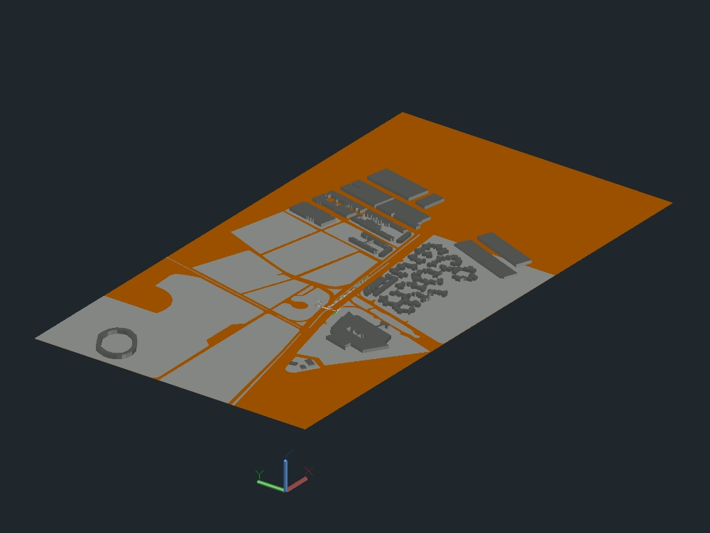Puente en concreto Modelo 3D - Detalles en 2D