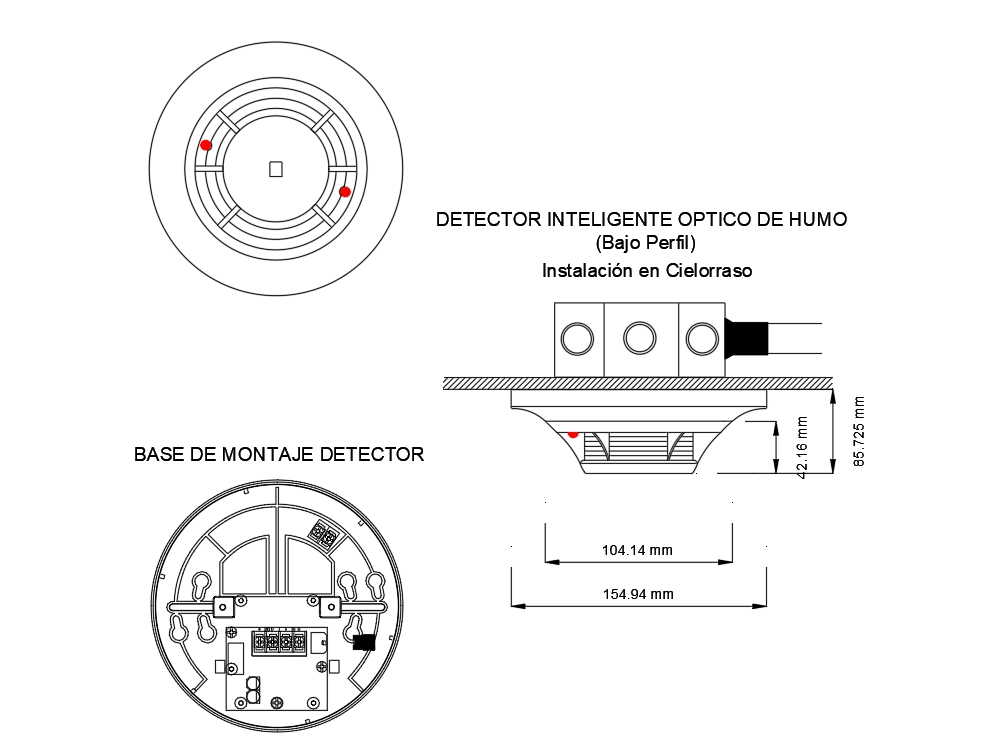 Simbologia De Detector De Humo En Autocad - Image to u