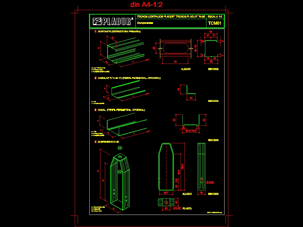 Pladur roofs M-35