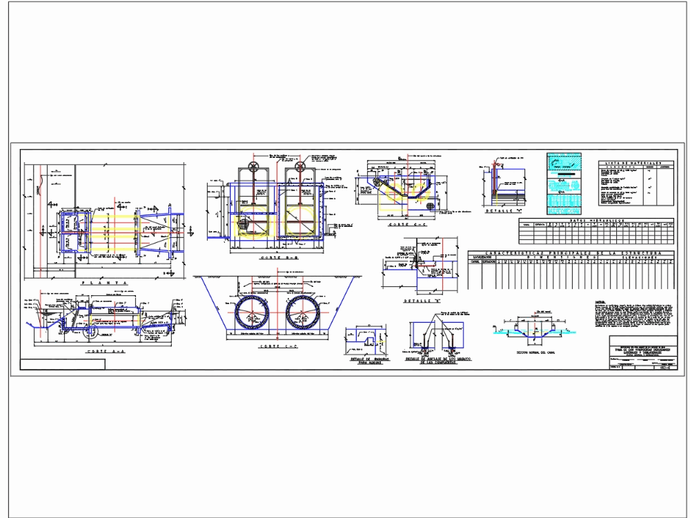 Type structure for chanels in watering districts (180.75 KB) Bibliocad