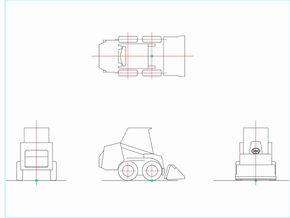 Bob cat in AutoCAD CAD download (13.63 KB) Bibliocad
