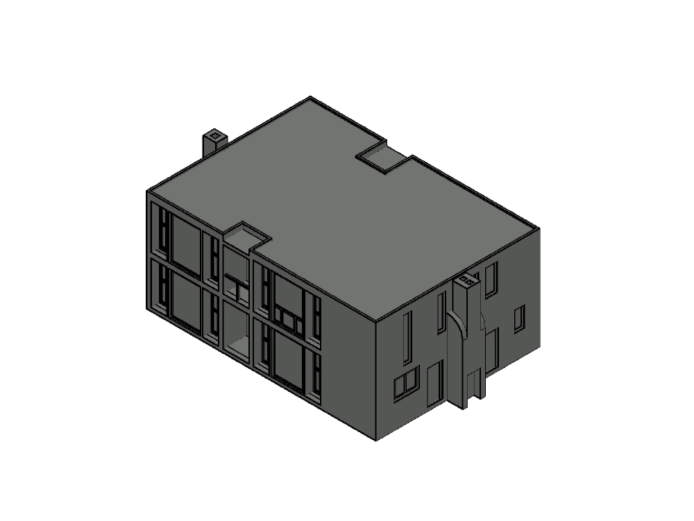 Esherick house in 3d