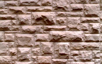 Mur de mur fendu (revêtement de pierre)