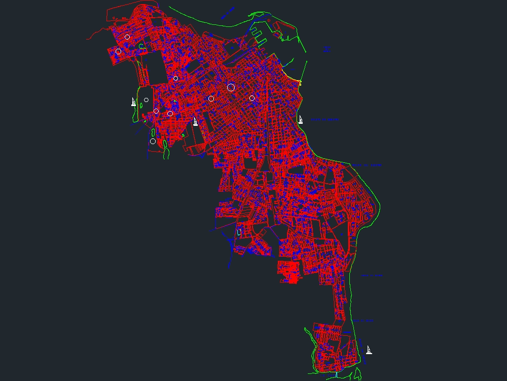 veracruz urban map