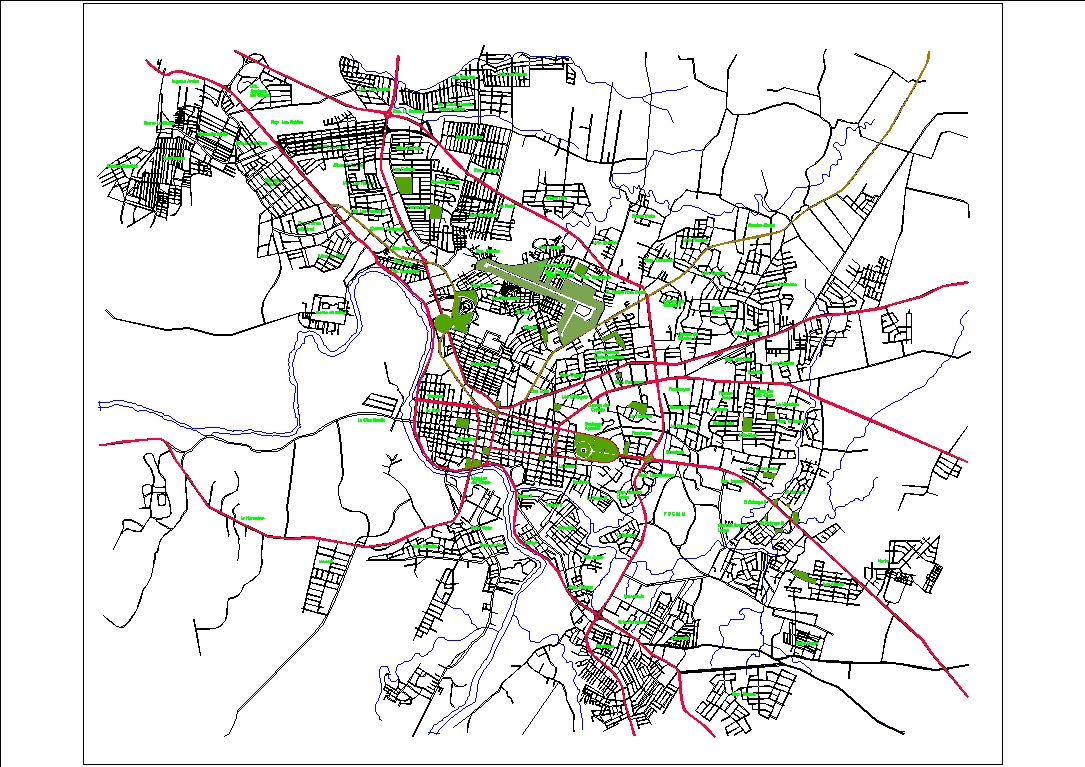 Mapa de Santiago 