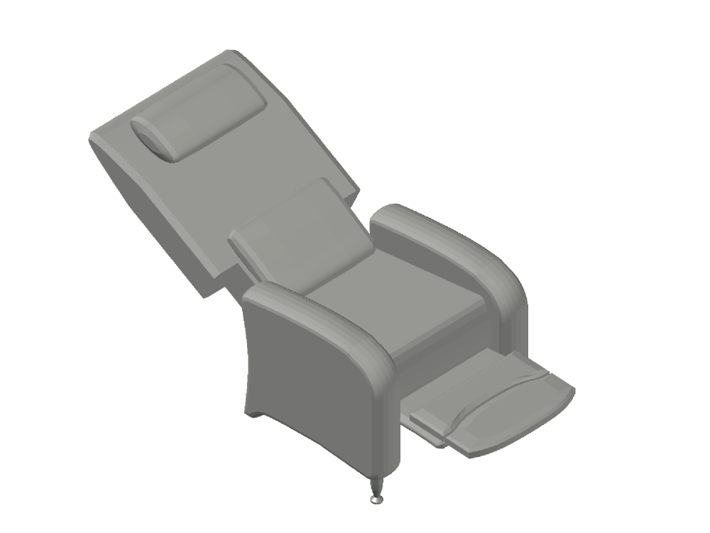 fauteuil inclinable 3D
