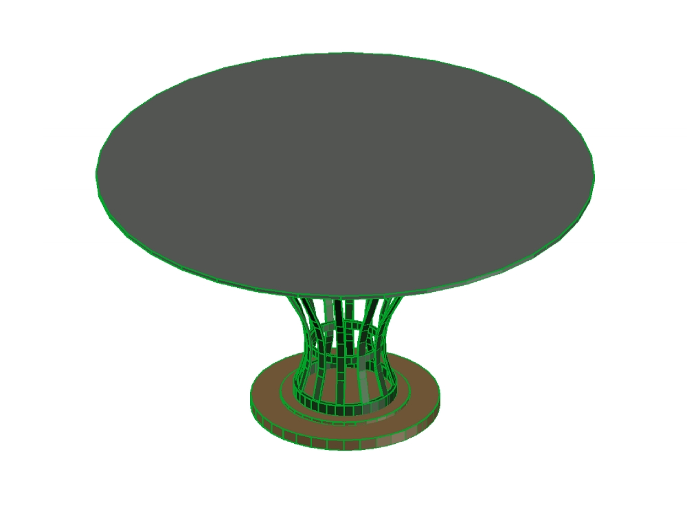 Mesa de comedor 3D