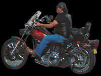 Motorcyclist man
