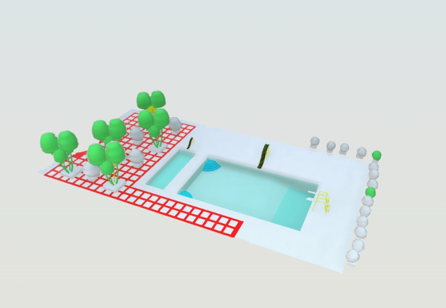 Swimming pool in Club 3D