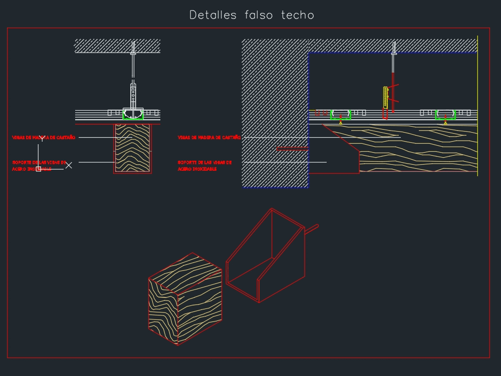 False Roof Ceiling In Autocad Cad Download 0 03 Mb Bibliocad