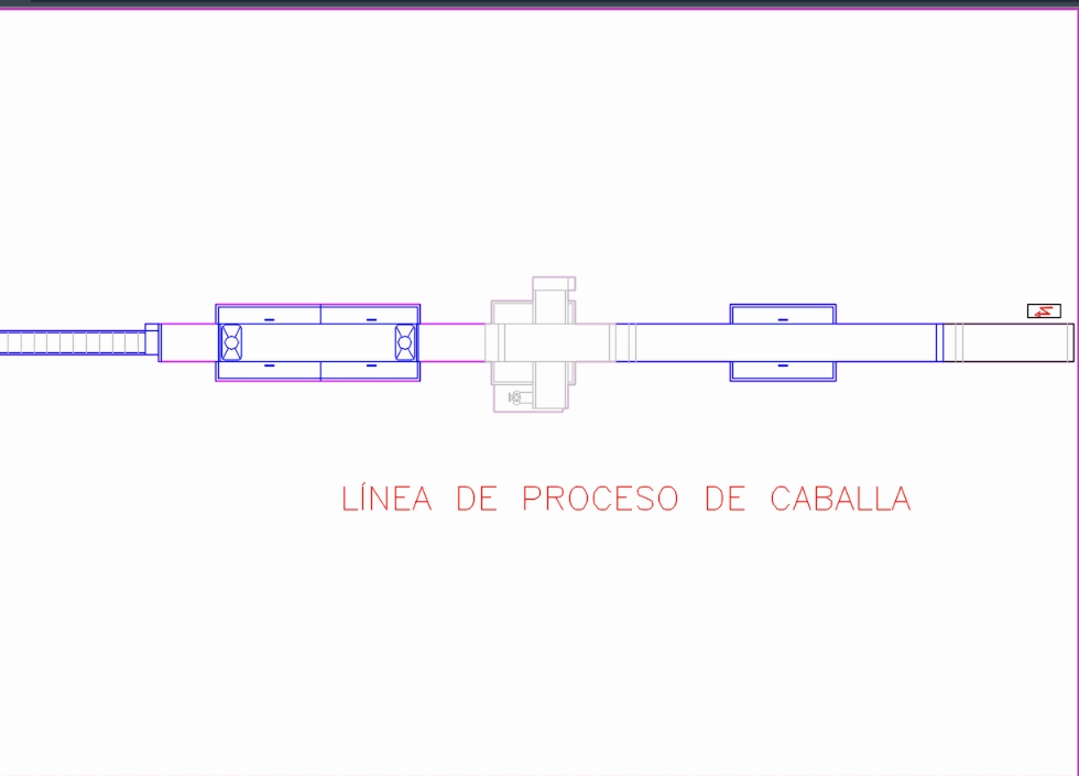 Linea de proceso de caballa