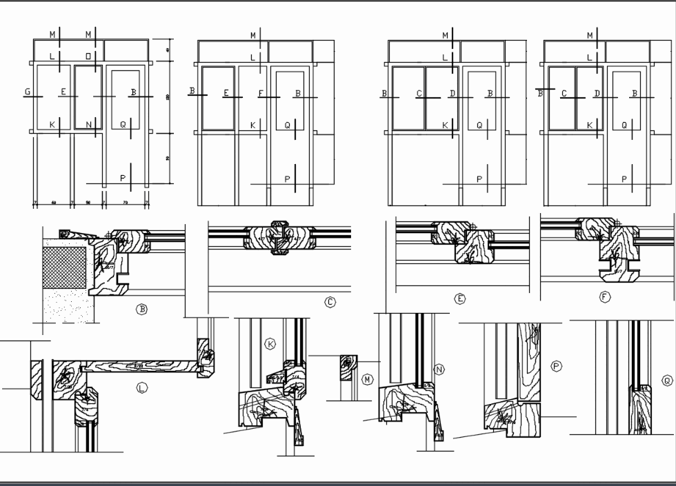 Detail pdf. AUTOCAD раздвижные двери. Жалюзи Автокад.