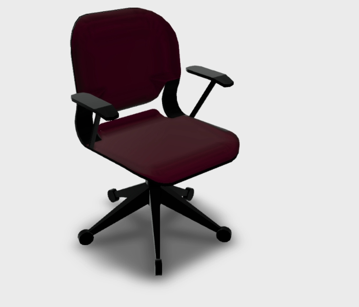 Cadeira de escritório - Camas com rodas - 3d