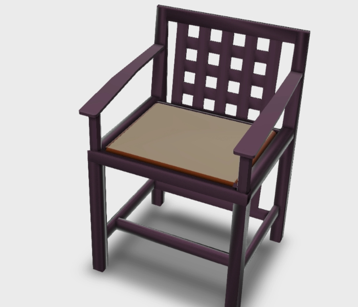Acuris chair 3d