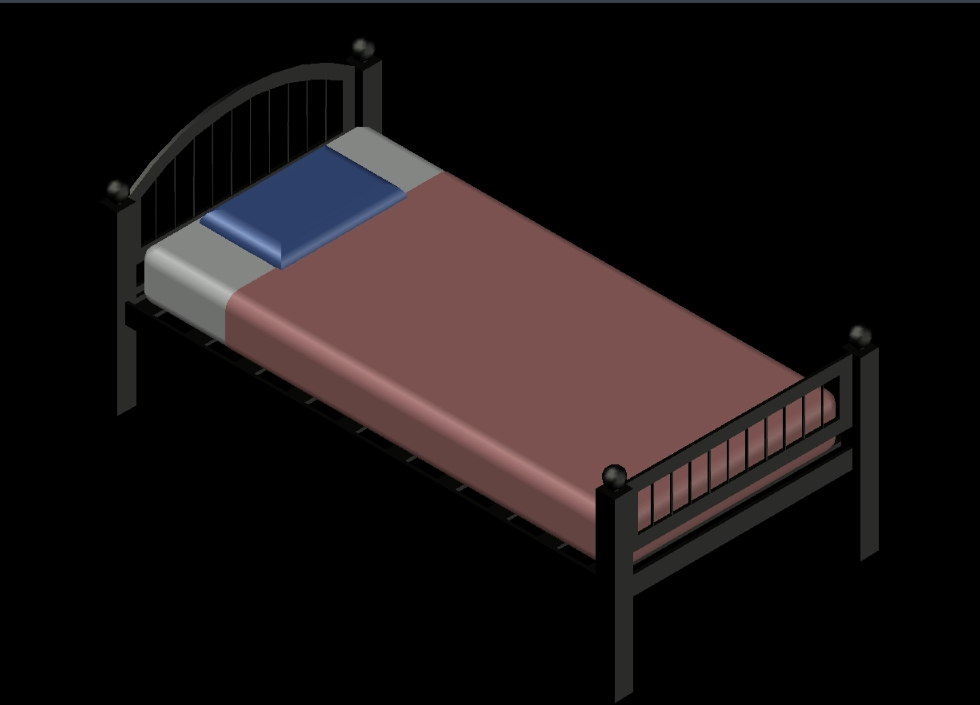 3d single bed