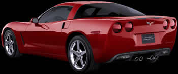 Corvette rouge 2005