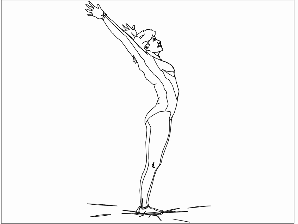 2d gymnast figure