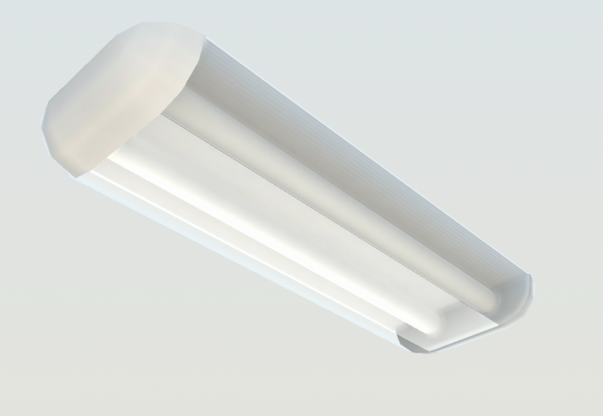 Luminária de teto - Plafon for tubes - 3d