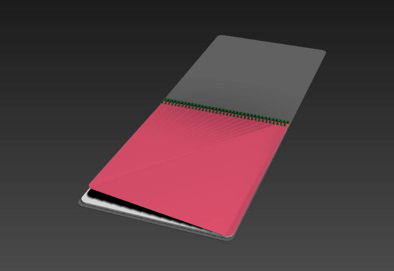 Copybook design with hairspring