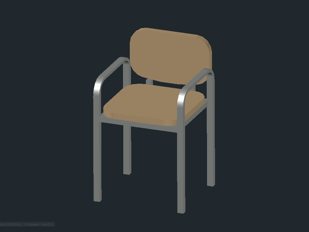 italian chair in 3d