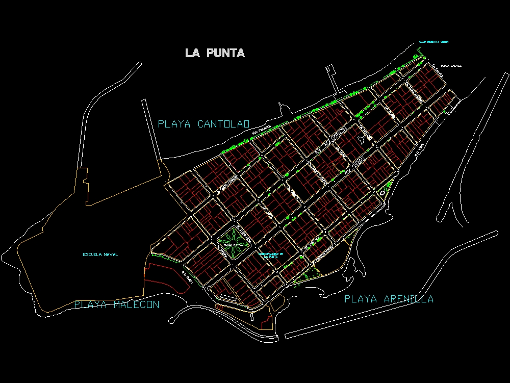 Karte von Punta, Callao, Peru