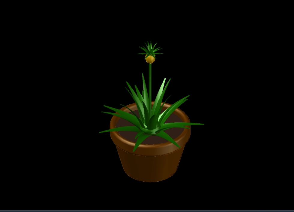 3d flower pot