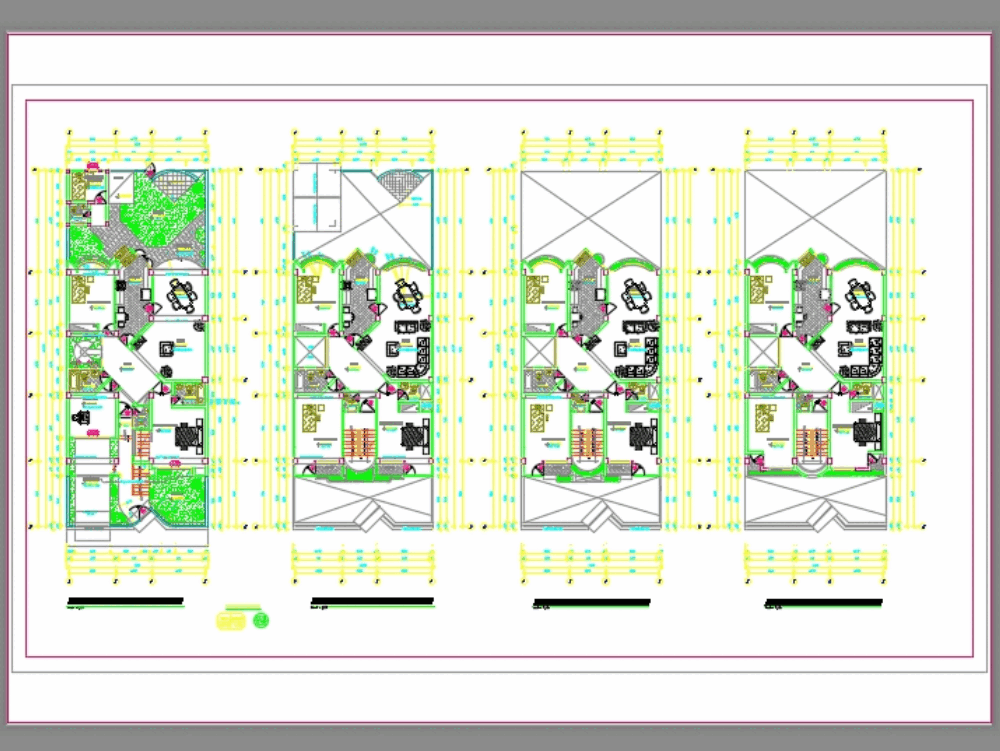 Residencial building 4 levels