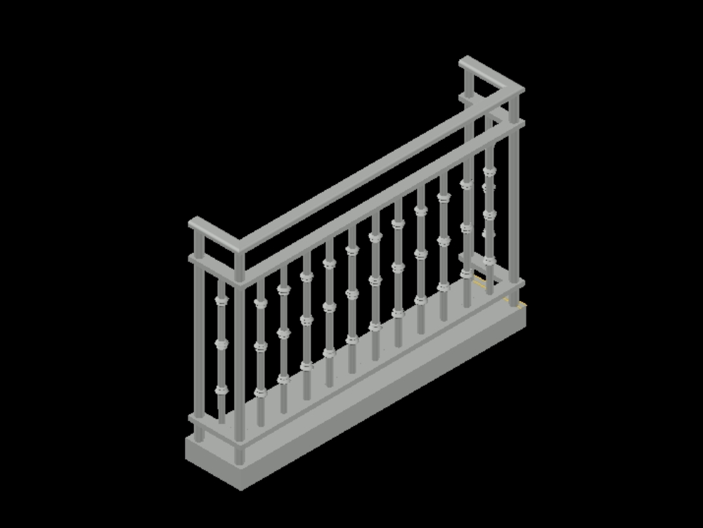 3d forged railings.
