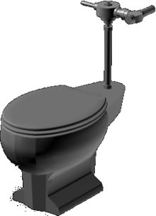 Toilettes Clover Line 3D