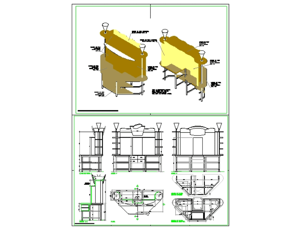 Barra bar en AutoCAD | Descargar CAD ( KB) | Bibliocad