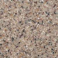 Granitic floor clear brown color