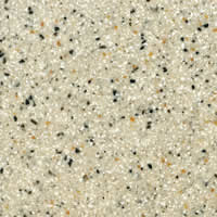 Beige granitic floor