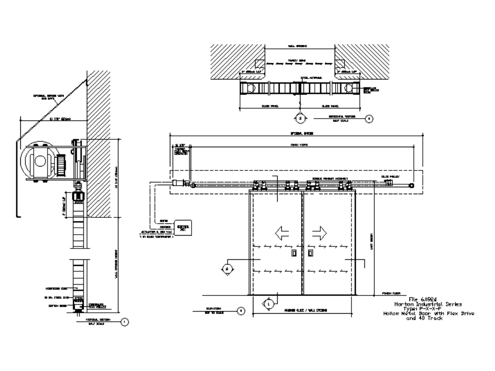 Portões mecânicos deslizantes em AutoCAD CAD (71.88 KB) Bibliocad