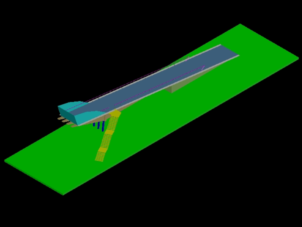 Viewpoint ramp in 3d.