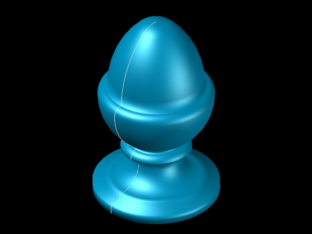 Chess piece in 3d.