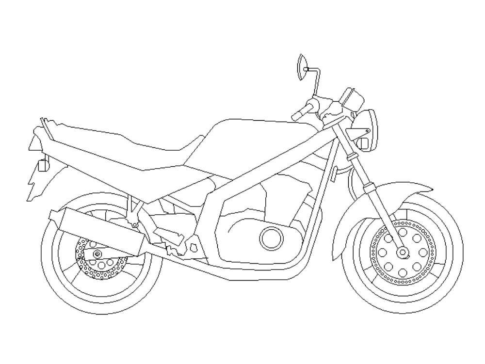 Motocicleta 500cc,