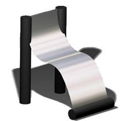 Chair  ergonomic in aluminum