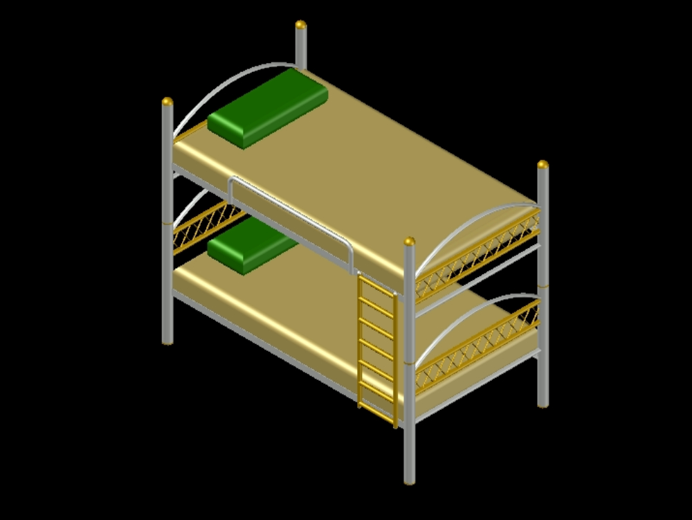 Cochette bed  - Tubular