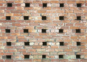 Inserted bricks
