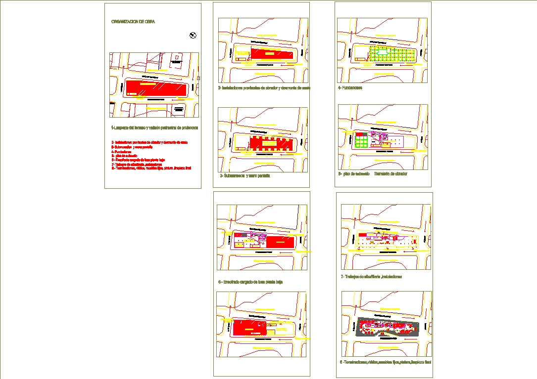 Schedule of works