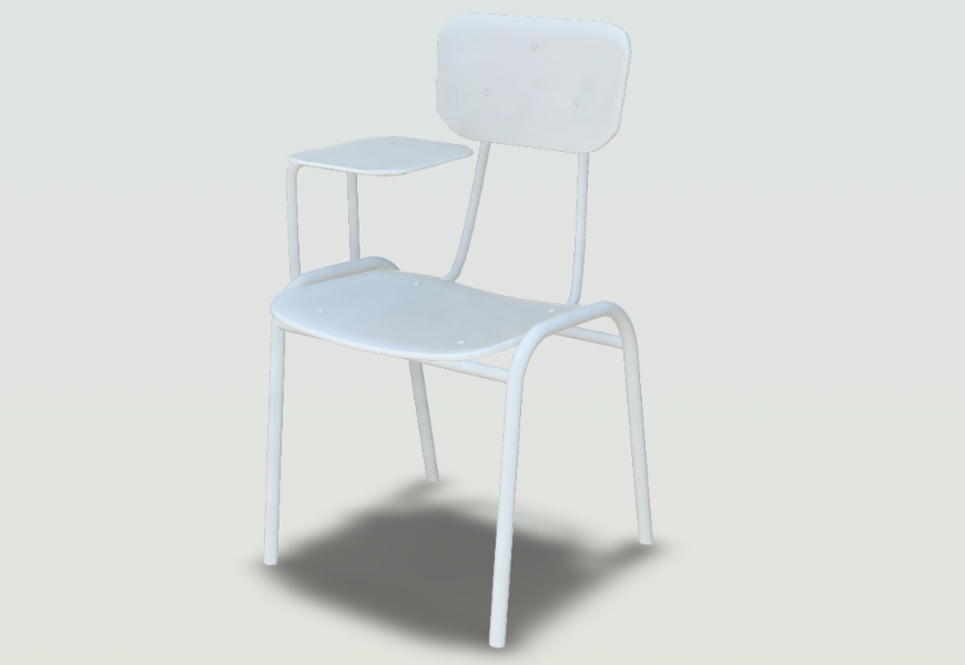 Chaise formelle avec pagaie 3d