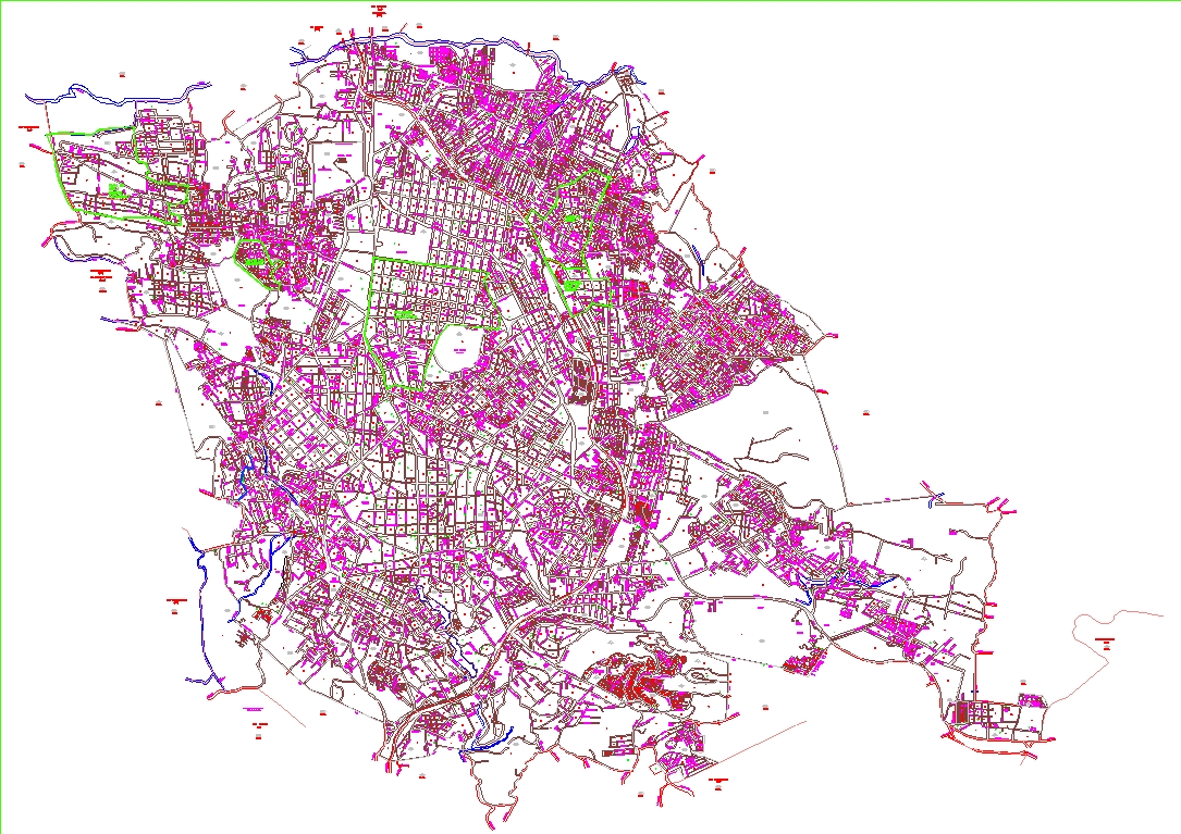Plan de la ville de Xalapa ; veracruz