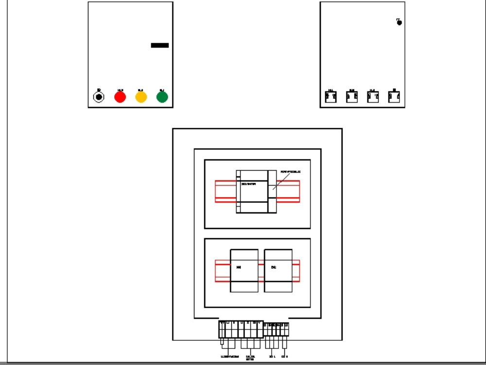 Diagrama de automação de porta de garagem