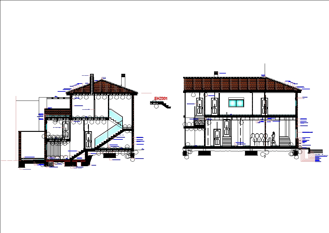 Bauabschnitt eines Hauses