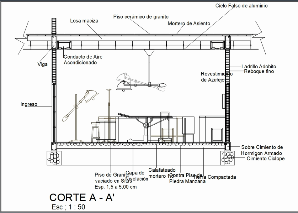 Section operating room