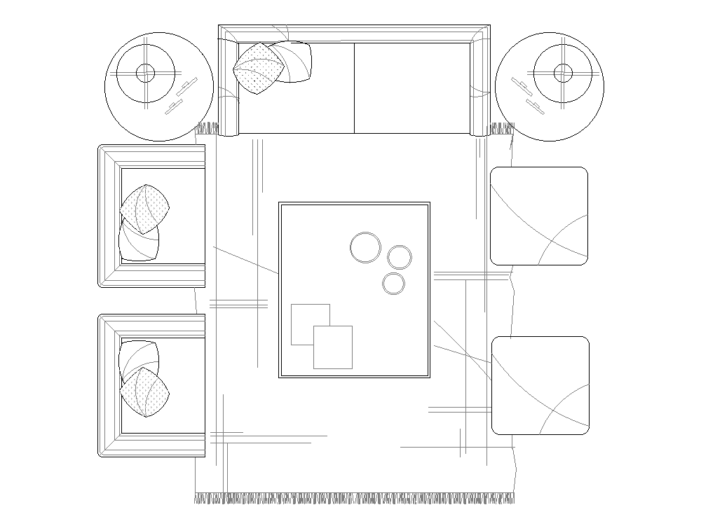 Sala De Estar Em Autocad Baixar Cad 3165 Kb Bibliocad 8097