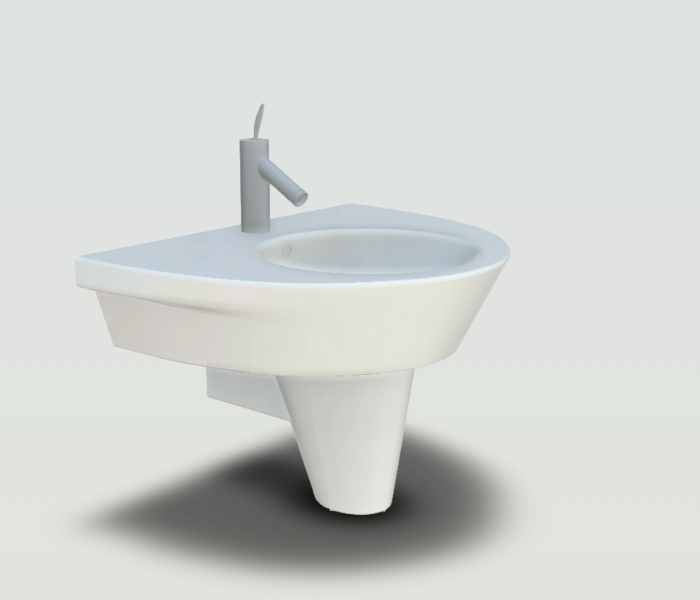 Washbasin with grifo 3d - Applied Materials