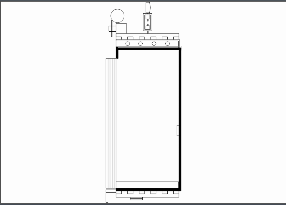 Detalle De Riel De Ascensor En Autocad Cad 568 Kb Bibliocad